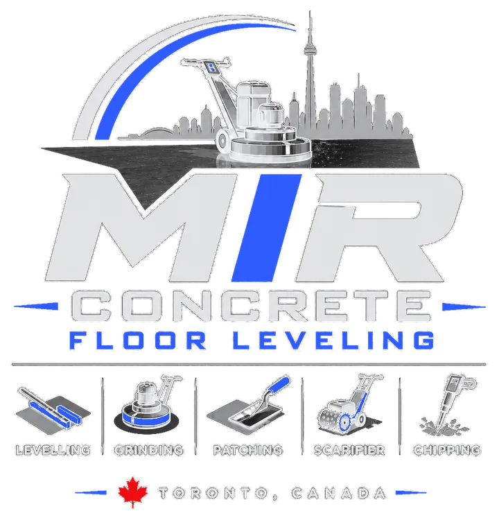 MIR Concrete Floor Leveling badge — leveling, grinding, patching, scarifying and chipping